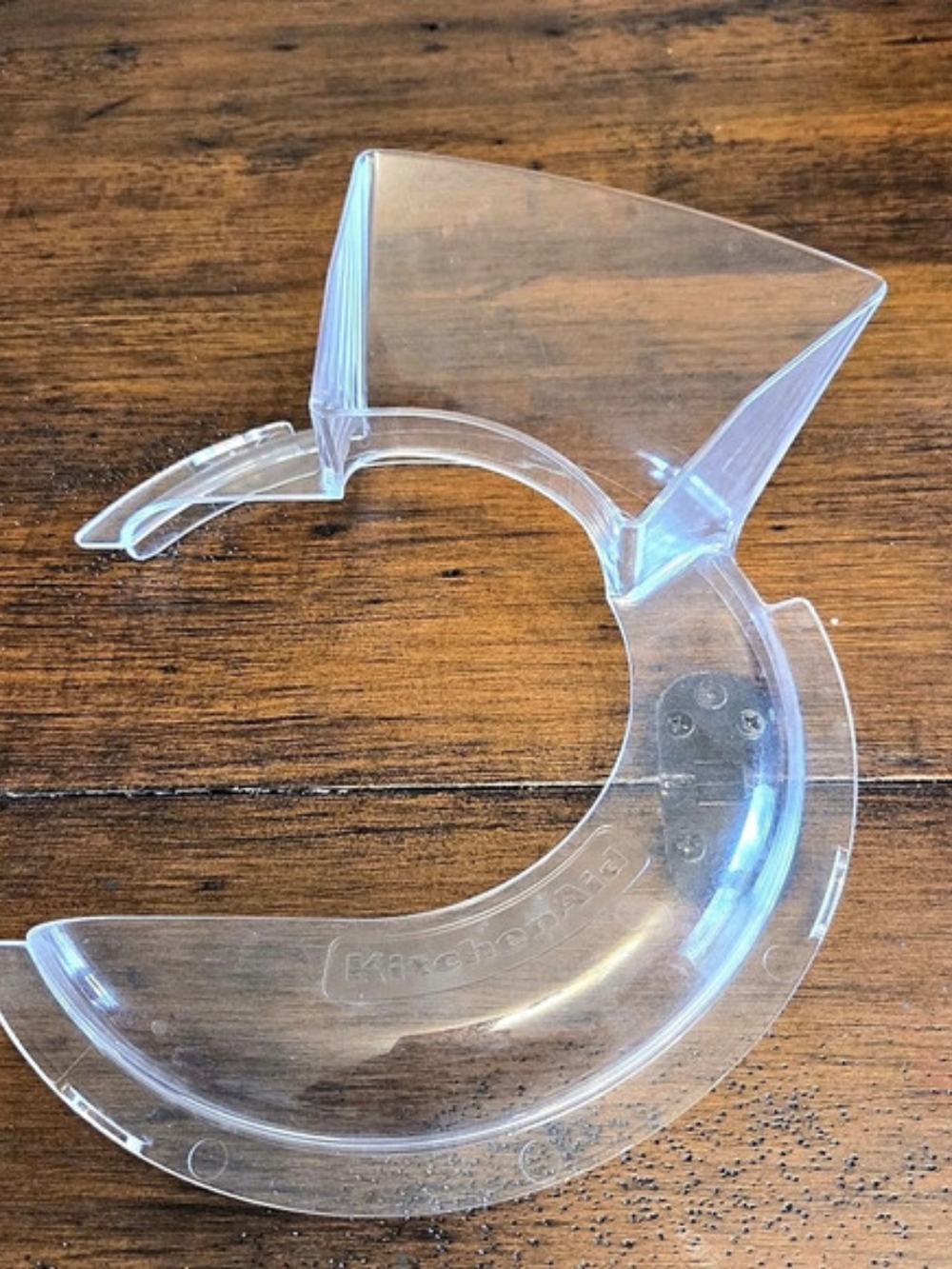 KitchenAid Stand Mixer Pouring Shield Clear Plastic Guard 9 In